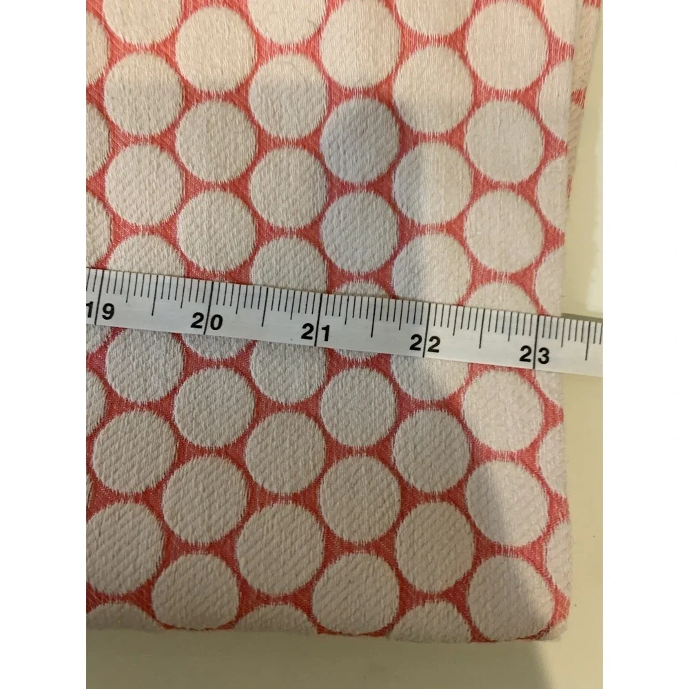 Boden Skirt Womens 10 Ivory Pink Pencil Polka Dot Woven Stretch Career‎ Church